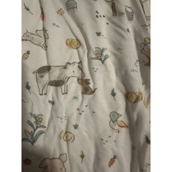 Angel Dear 18-24 Months NWT Farm Animals Footed Pajamas Bamboo Zipper - Picture 2 of 4